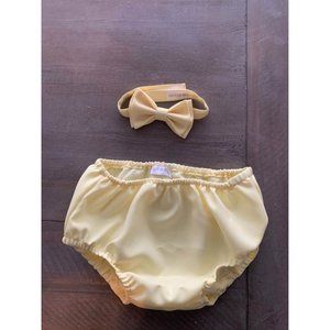 Infant Toddler Yellow Cake smash outfit 12-18 months